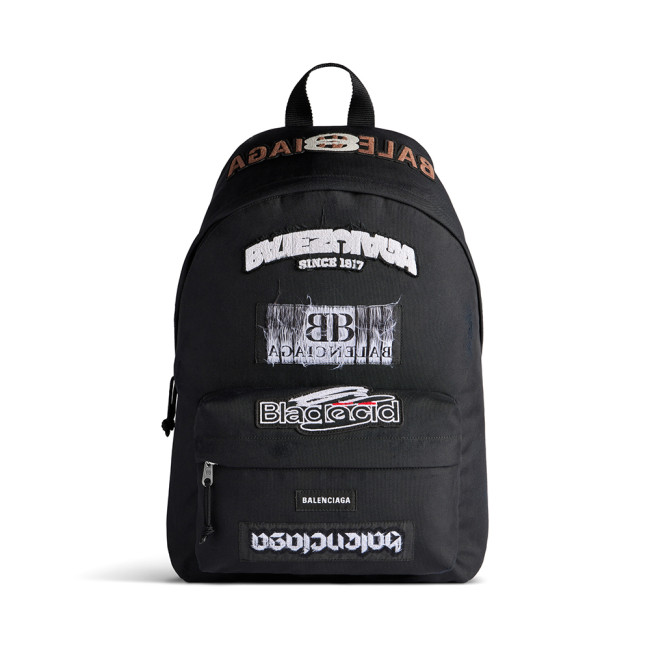NIGO Balenciaga Men's Explorer Backpack in Black #nigo335602