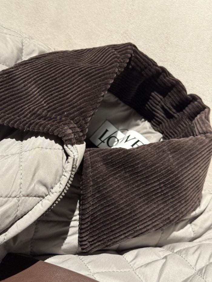 NIGO Loewe Short Jacket in Technical Fabric Grey #nigo335510