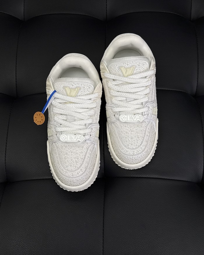 NIGO Louis Vuitton LV Trainer Sneaker Shoes 1AHTNJ#nigo335521