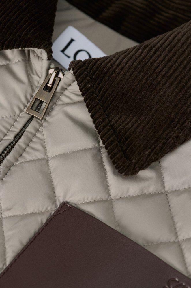 NIGO Loewe Short Jacket in Technical Fabric Grey #nigo335510