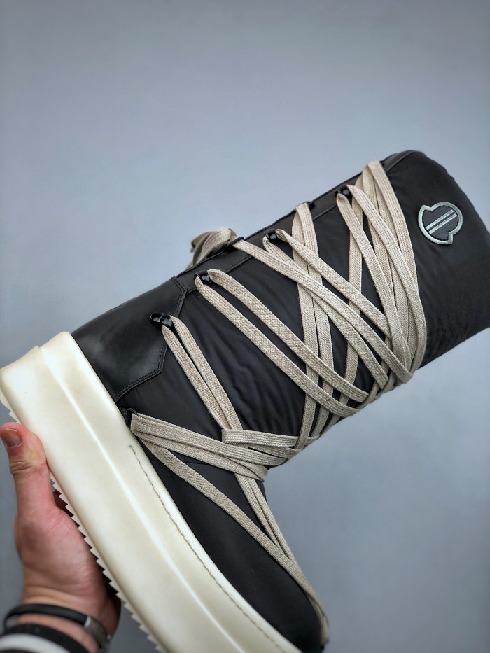 NIGO Moncler x Rick Owens DRKSHDW Crazy Strappy High-top Ski Boots #nigo335512