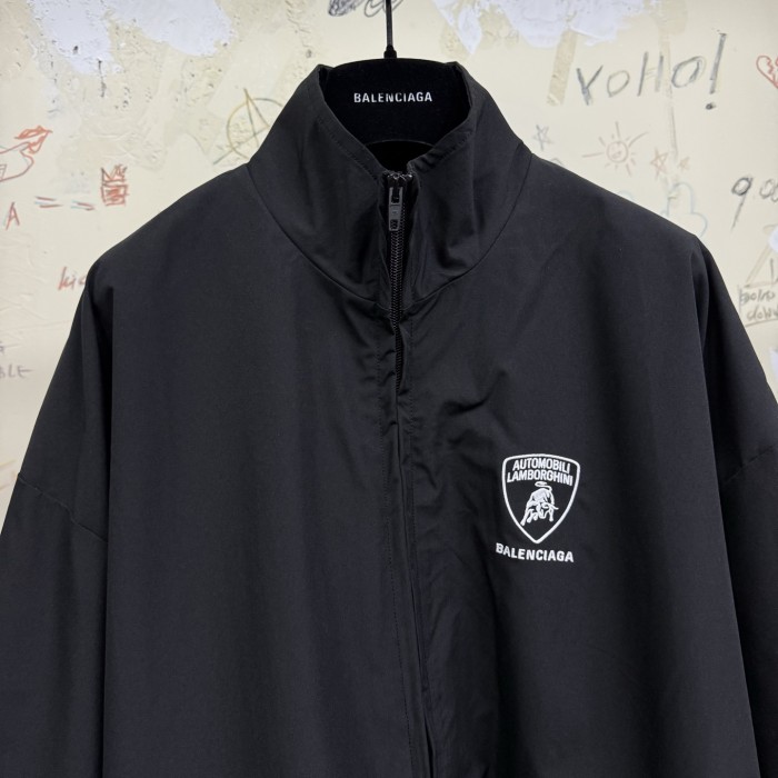 NIGO Balenciaga Men's Automobili Lamborghini Tracksuit Jacket Pants in Black#nigo323881