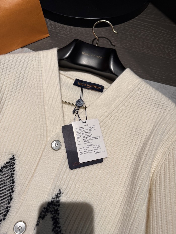 NIGO Louis Vuitton Graphic Knitted Cardigan #nigo335688