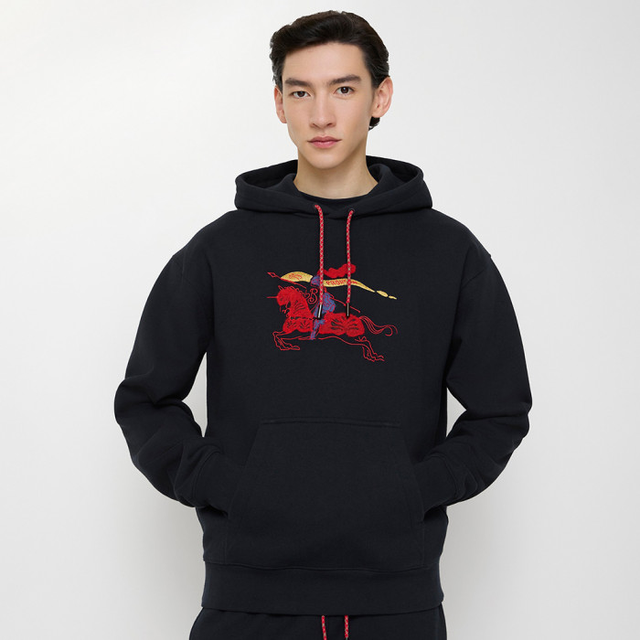 NIGO Burberry Men's Cotton Hoodie Jogging Pants in Navy #nigo335634