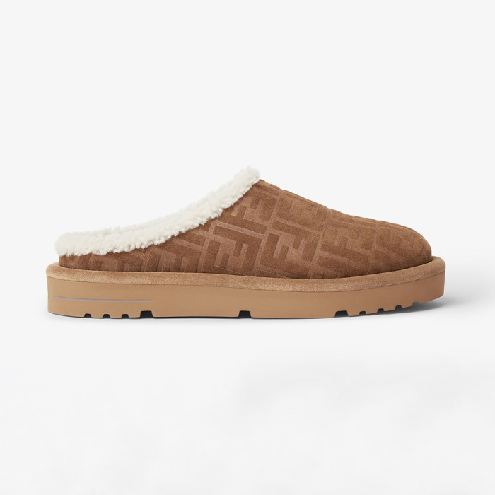 NIGO Fendi Sabot Leather Brown #nigo335705