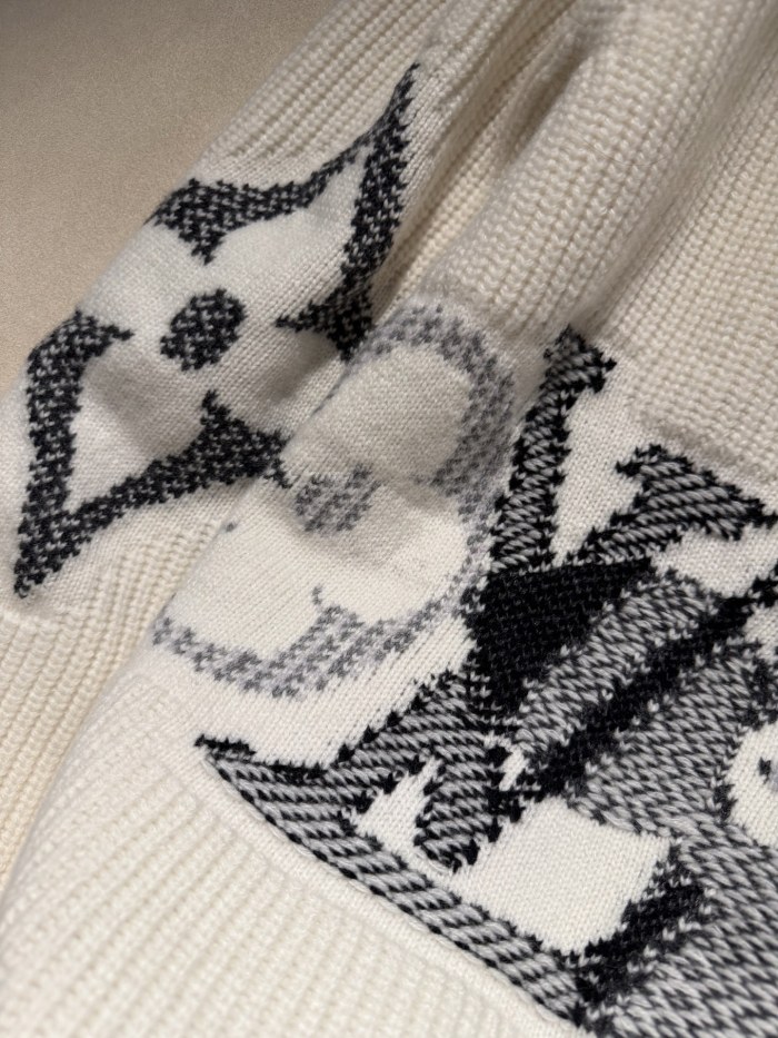 NIGO Louis Vuitton Graphic Knitted Cardigan #nigo335688