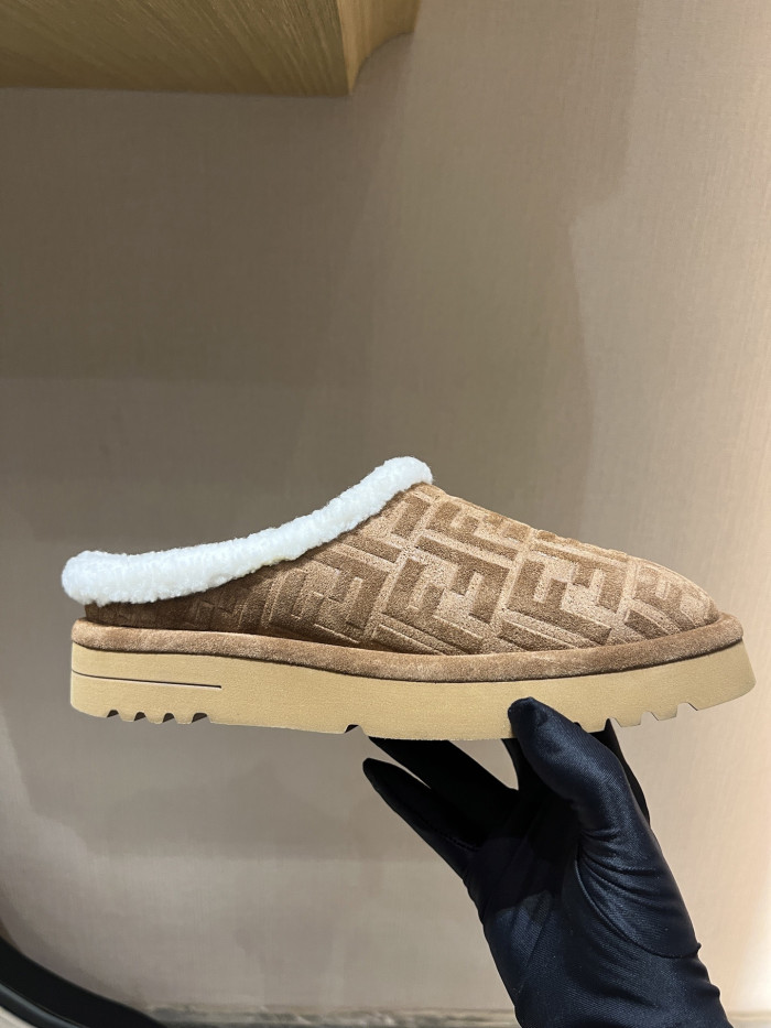 NIGO Fendi Sabot Leather Brown #nigo335705