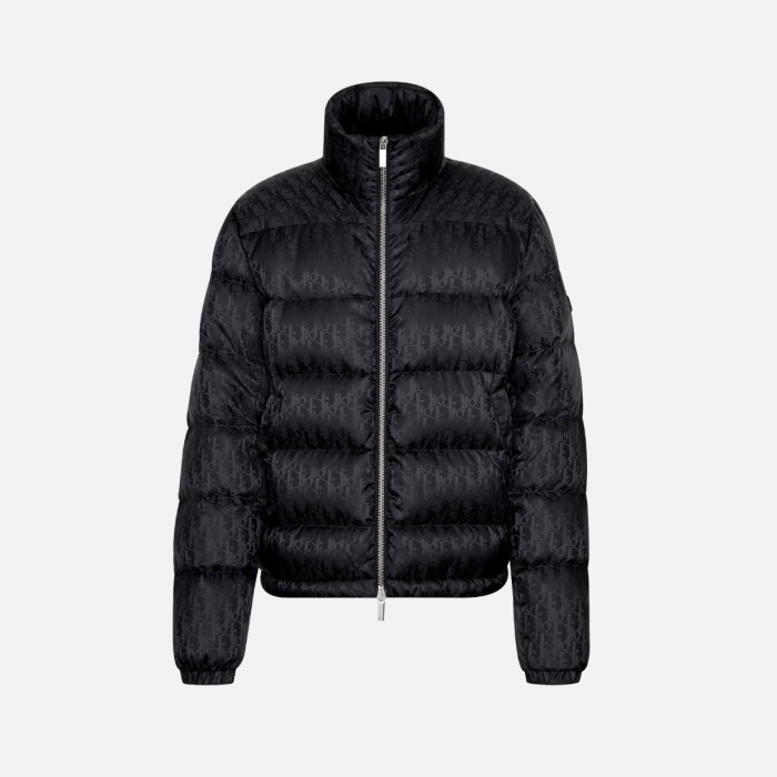 Nigo Dior Top-quality Version Men's Winter Solid Color Logo Full Print Zipper Collar Down Long Sleeve Puffer Down Jacket #nigo334786