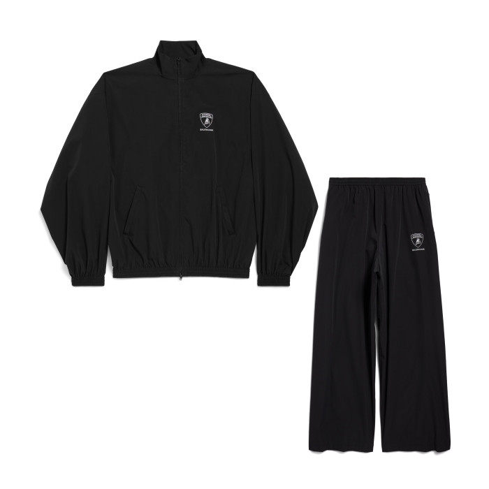 NIGO Balenciaga Men's Automobili Lamborghini Tracksuit Jacket Pants in Black#nigo323881