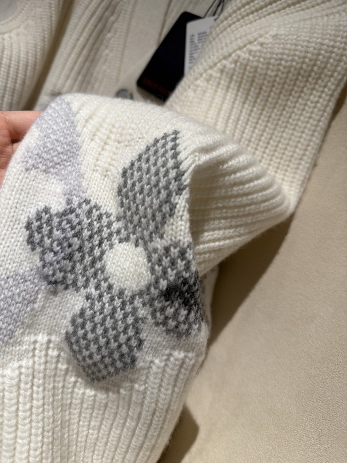 NIGO Louis Vuitton Graphic Knitted Cardigan #nigo335688