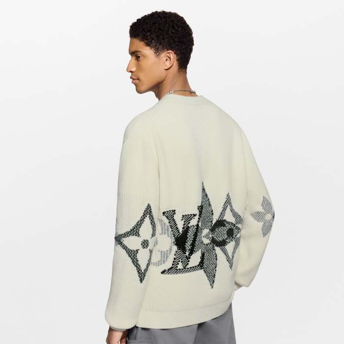 NIGO Louis Vuitton Graphic Knitted Cardigan #nigo335688