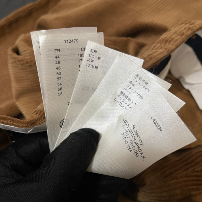 NIGO Louis Vuitton Casual Corduroy Pants 1AJBYH #nigo335651