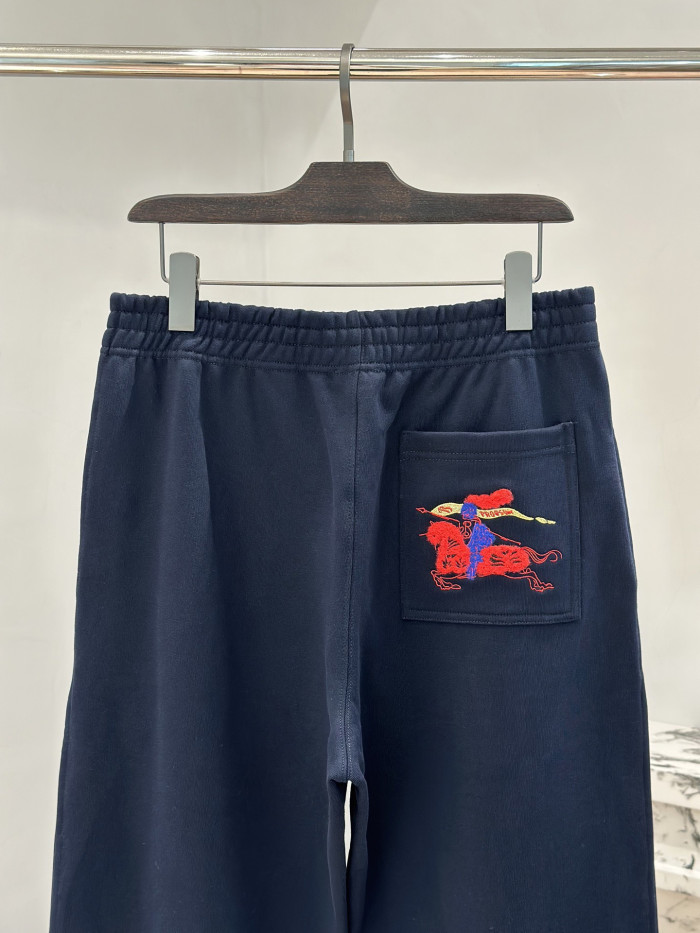NIGO Burberry Men's Cotton Hoodie Jogging Pants in Navy #nigo335634