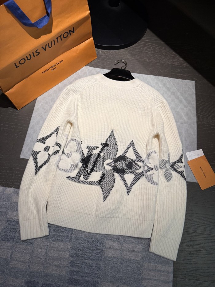 NIGO Louis Vuitton Graphic Knitted Cardigan #nigo335688