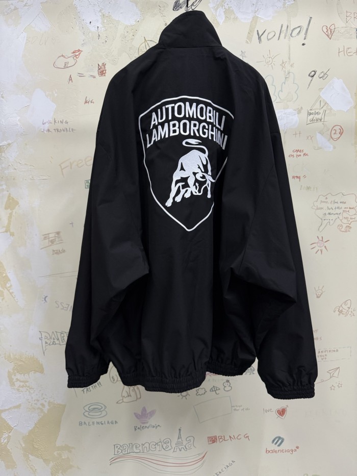 NIGO Balenciaga Men's Automobili Lamborghini Tracksuit Jacket Pants in Black#nigo323881