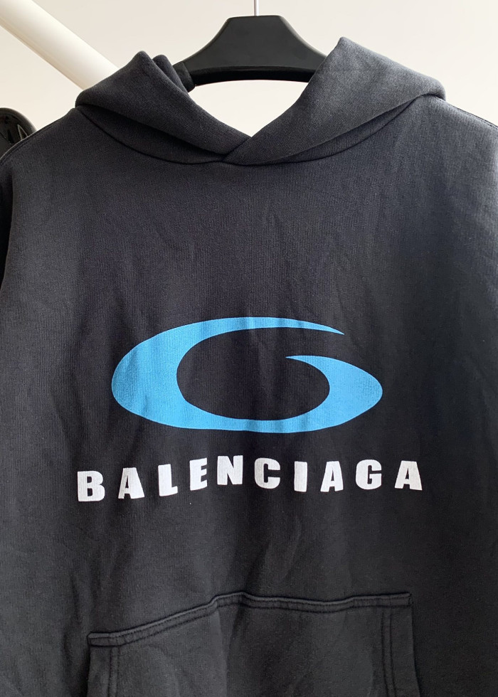 NIGO Balenciaga Men's Loop Sports Icon Hoodie Medium Fit in Black #nigo335764