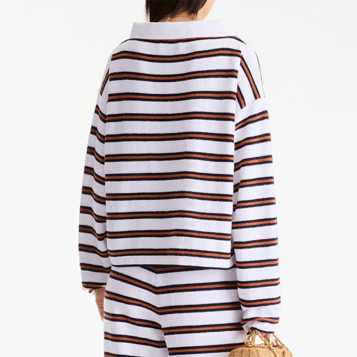 NIGO Chanel Pullover Cotton White Navy Blue Brown #nigo335730