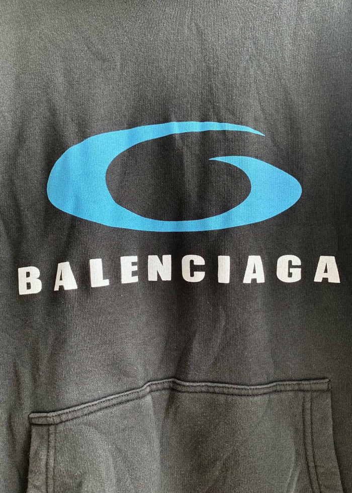NIGO Balenciaga Men's Loop Sports Icon Hoodie Medium Fit in Black #nigo335764