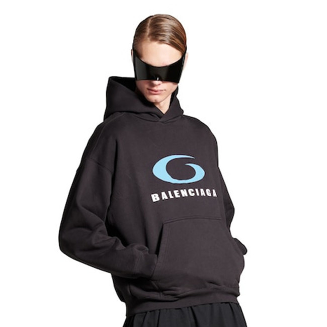 NIGO Balenciaga Men's Loop Sports Icon Hoodie Medium Fit in Black #nigo335764