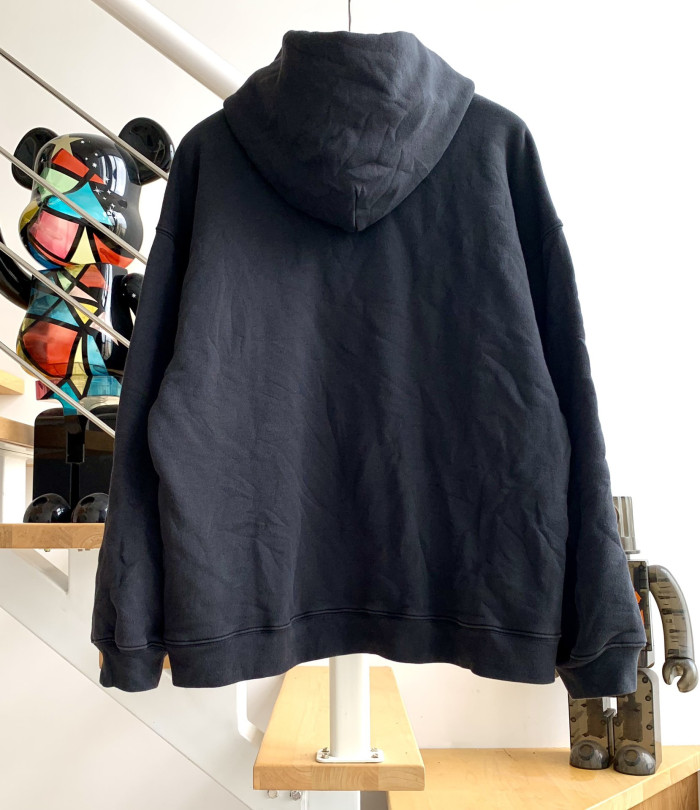 NIGO Balenciaga Men's Loop Sports Icon Hoodie Medium Fit in Black #nigo335764