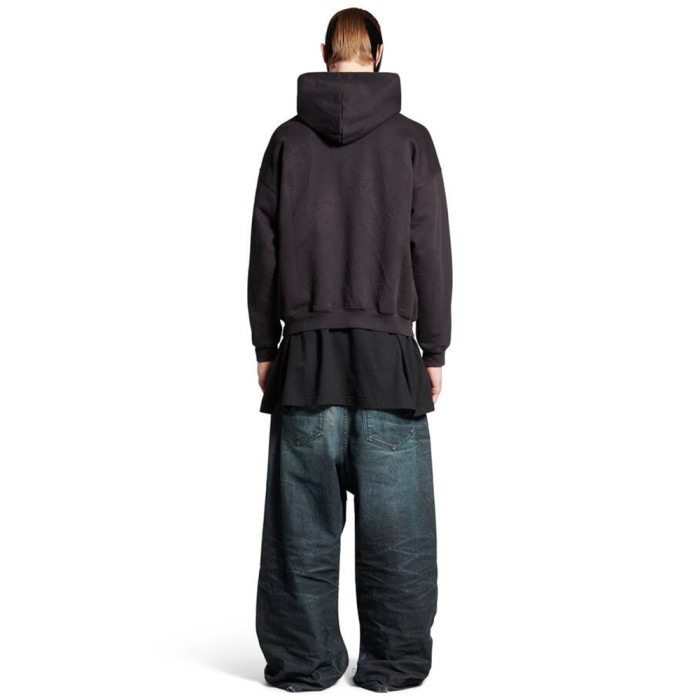NIGO Balenciaga Men's Loop Sports Icon Hoodie Medium Fit in Black #nigo335764