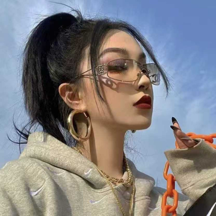 NIGO Chanel Metal Frame Sunglasses #nigo335775