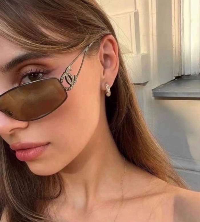 NIGO Chanel Metal Frame Sunglasses #nigo335775