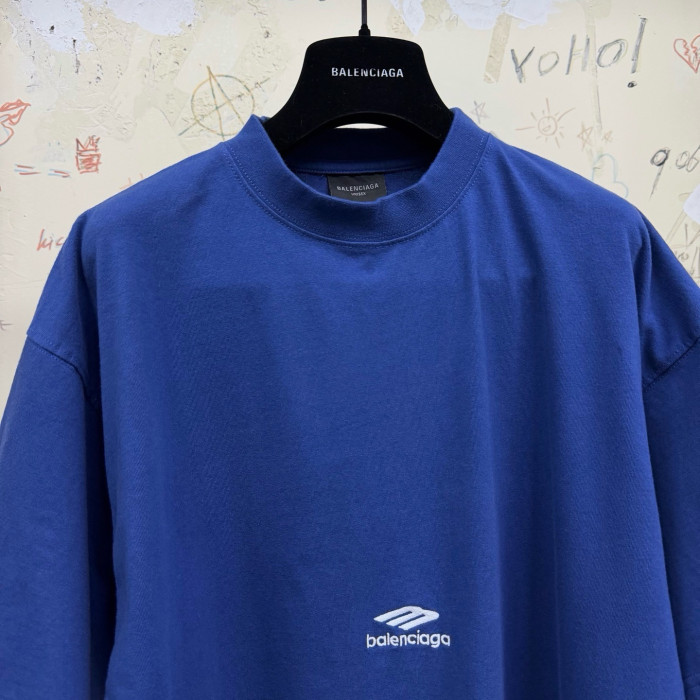 NIGO Balenciaga 3b Sports Icon Oversized T-shirt Light Marine Blue White #nigo335833