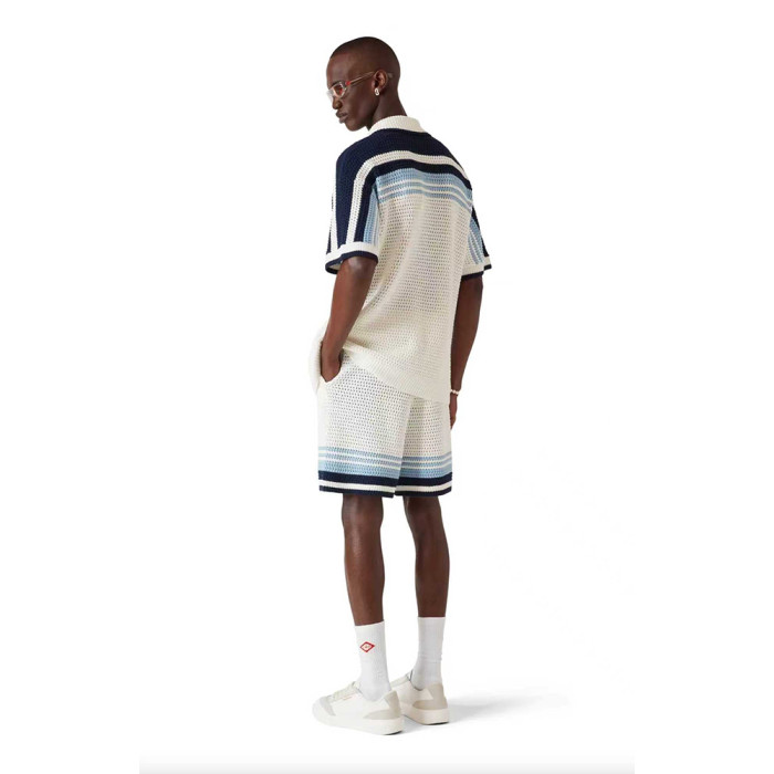 NIGO Casablanca Woven Striped Sweater Short-sleeved Shirt Shorts #nigo335805