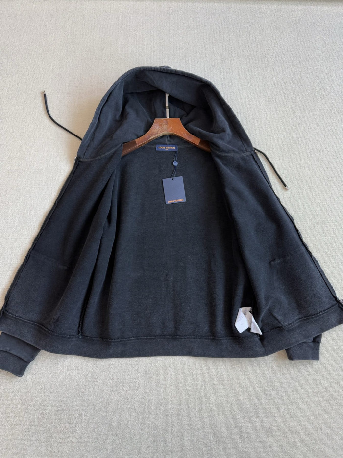 NIGO Louis Vuitton Top-guality Version Hooded Zip Cardigan Jacket #nigo335829