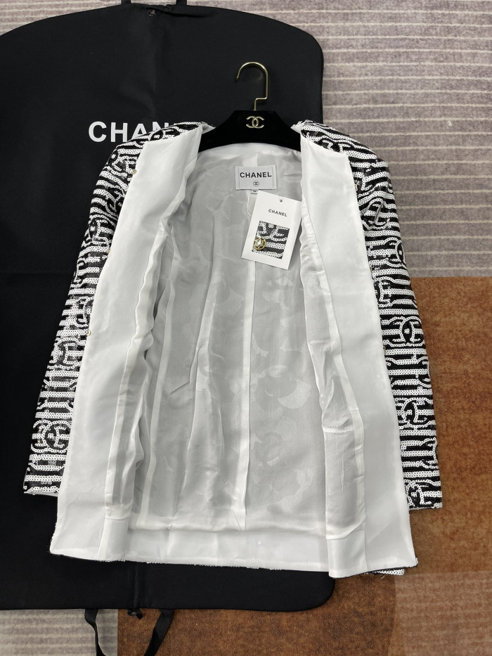 NIGO Chanel Cc Sequin Embroidered Jacket #nigo335797