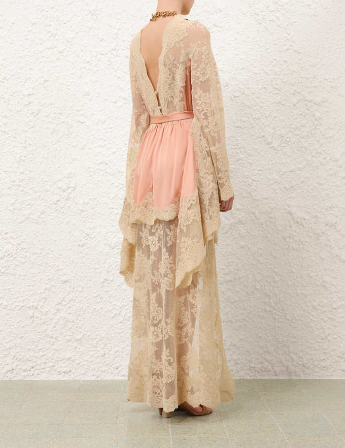 NIGO Zimmermann Hypnotic Satin Drape Dress #nigo335820