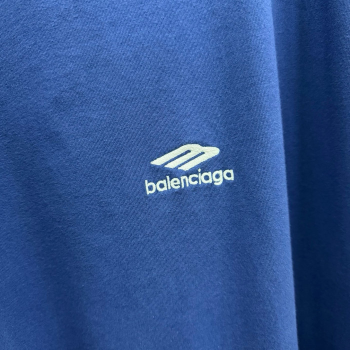 NIGO Balenciaga 3b Sports Icon Oversized T-shirt Light Marine Blue White #nigo335833