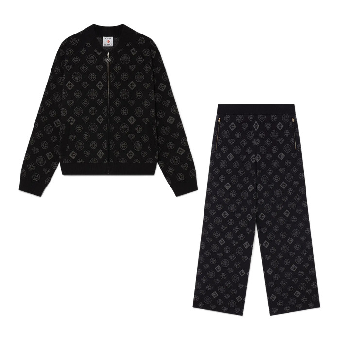 NIGO Casablanca Monogram Jacquard Bomber Jacket Trousers #nigo335637