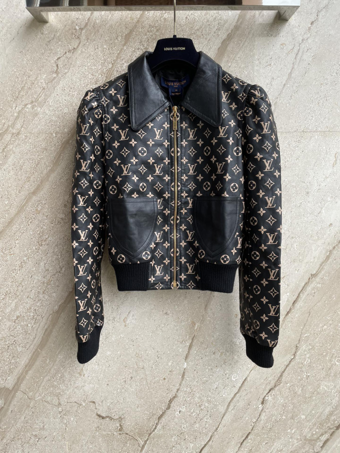 NIGO Louis Vuitton Sheepskin Embossed Jacket #nigo335877
