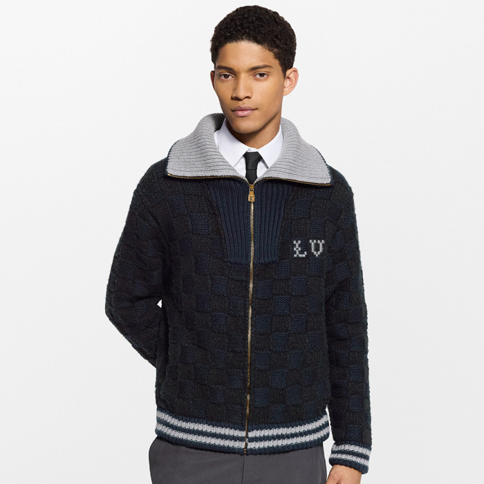 NIGO Louis Vuitton Damier Knit Blouson #nigo335859