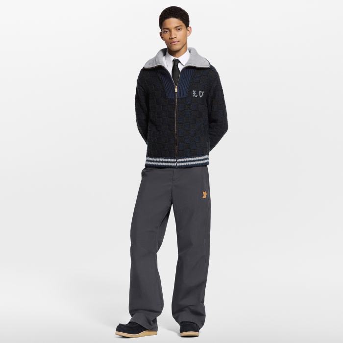 NIGO Louis Vuitton Damier Knit Blouson #nigo335859