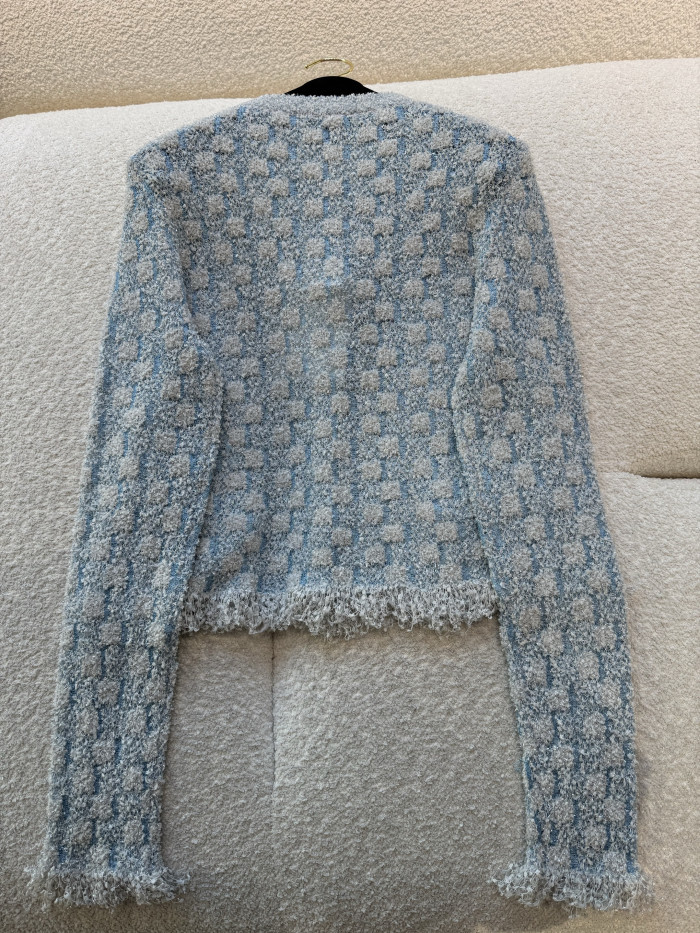 NIGO Chanel Tweed Cardigan Blue #nigo335858