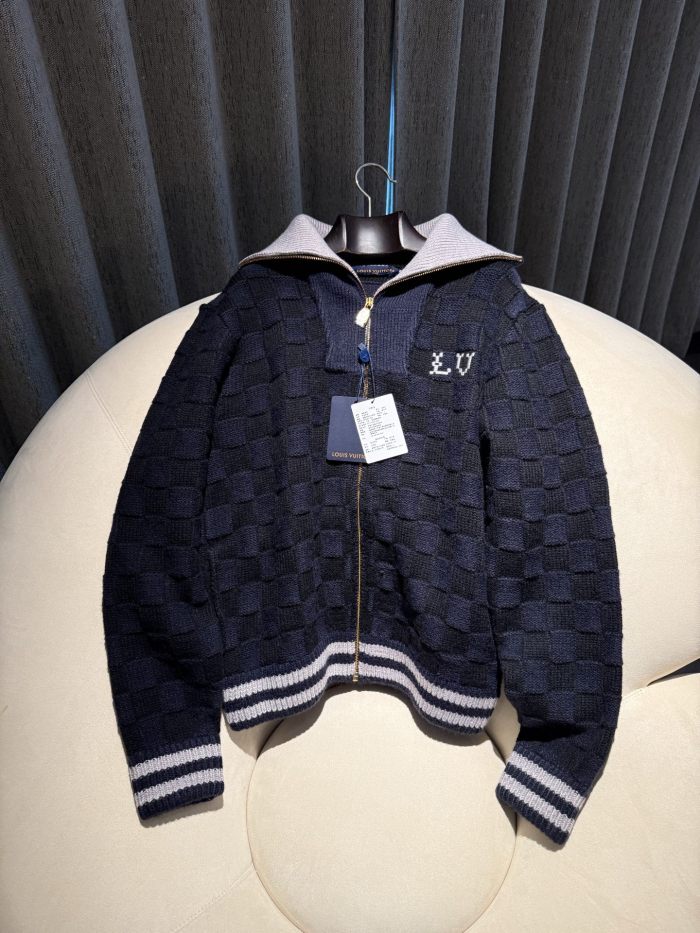 NIGO Louis Vuitton Damier Knit Blouson #nigo335859