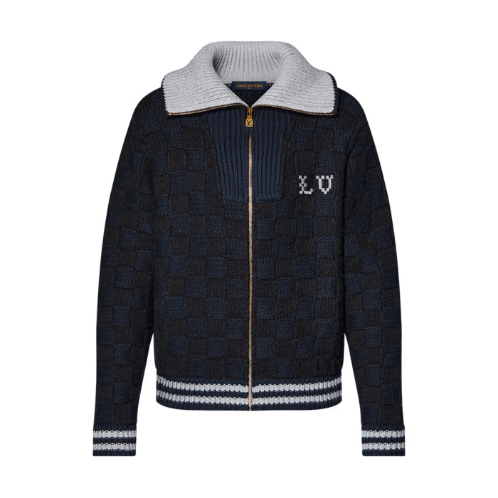 NIGO Louis Vuitton Damier Knit Blouson #nigo335859