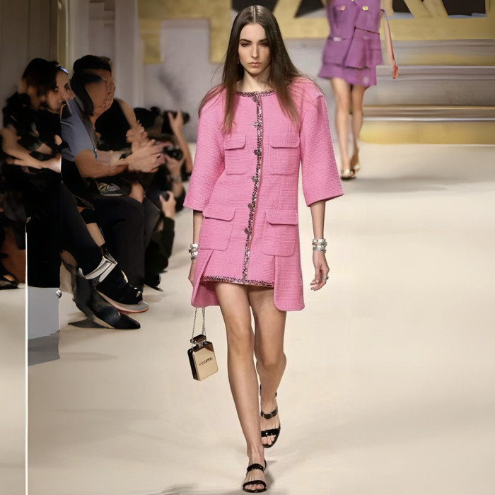 NIGO Chanel Tweed Pink Dress #nigo335878