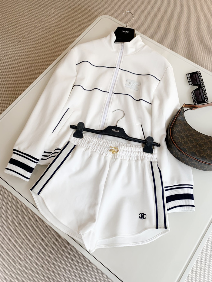 NIGO Celine Women Tracksuit Jacket Casual Short Skirts  Jersey #nigo335940