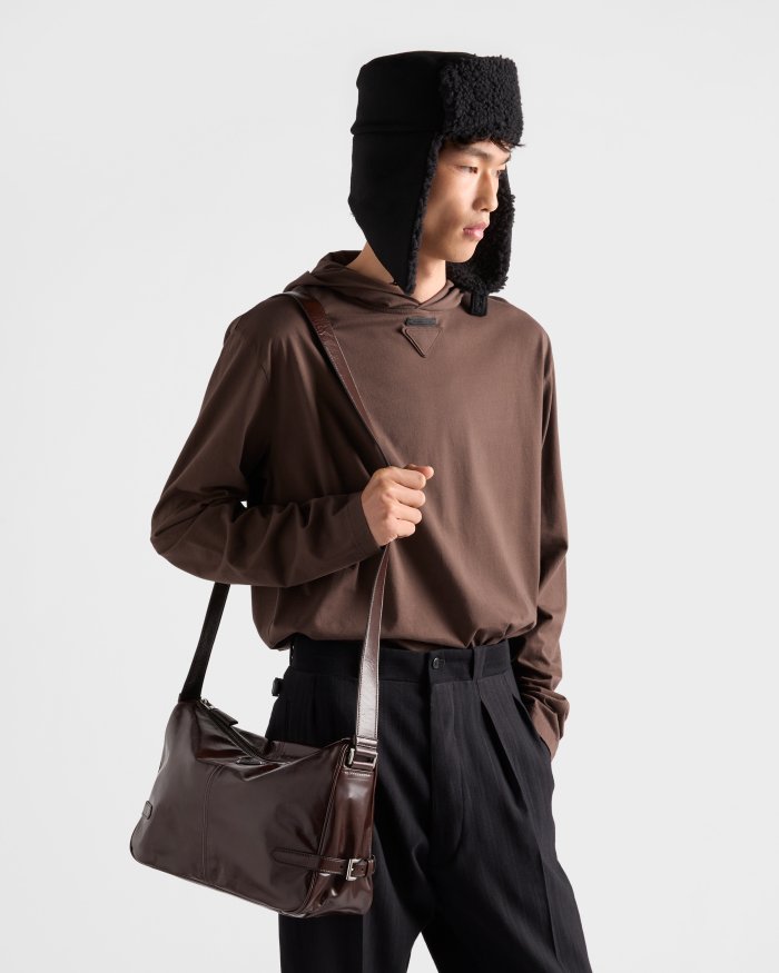NIGO PRADA Leather Shoulder Bag #nigo335978