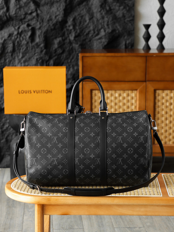 NIGO LOUIS VUITTON Keepall Bandoulière 45 Monogram Eclipse Travel M40569 #nigo335964