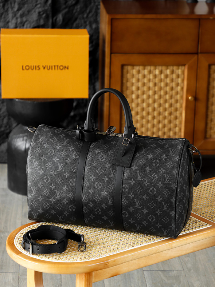 NIGO LOUIS VUITTON Keepall Bandoulière 45 Monogram Eclipse Travel M40569 #nigo335964