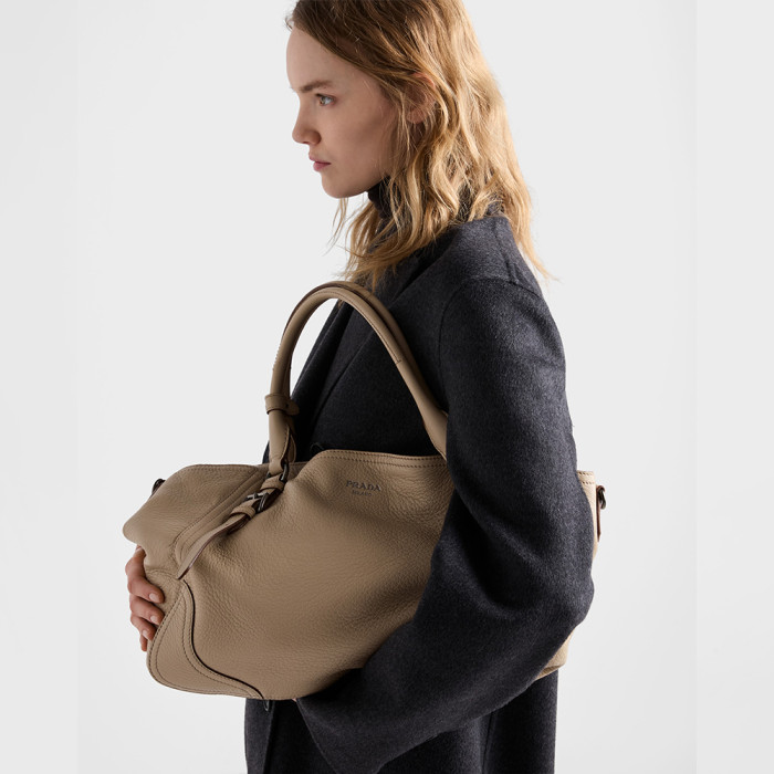 NIGO PRADA Large Leather Tote Bag #nigo335977