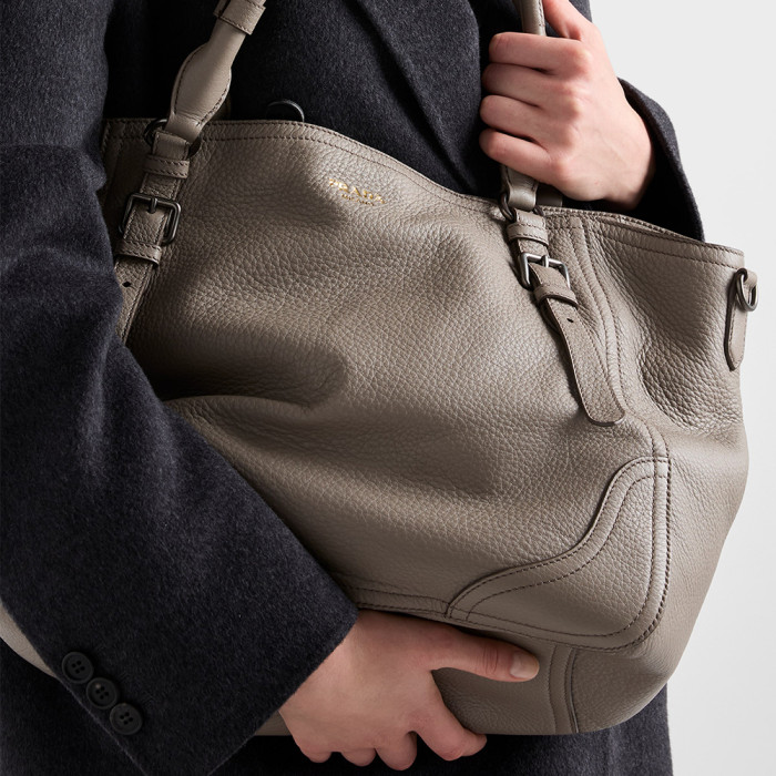NIGO PRADA Large Leather Tote Bag #nigo335977