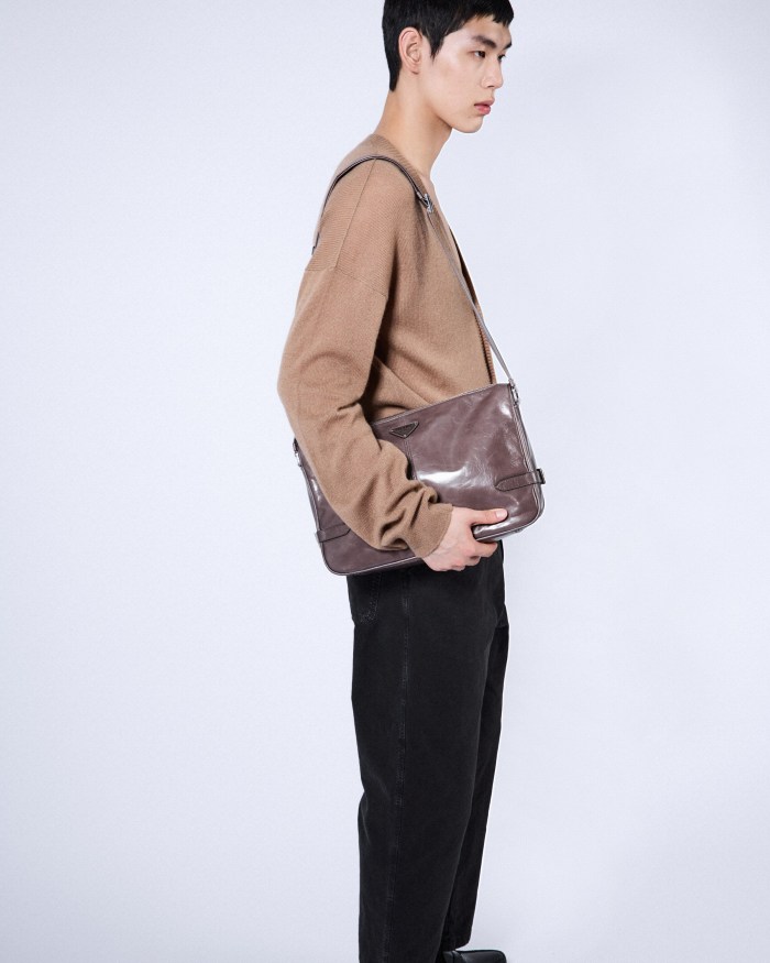 NIGO PRADA Leather Shoulder Bag #nigo335978