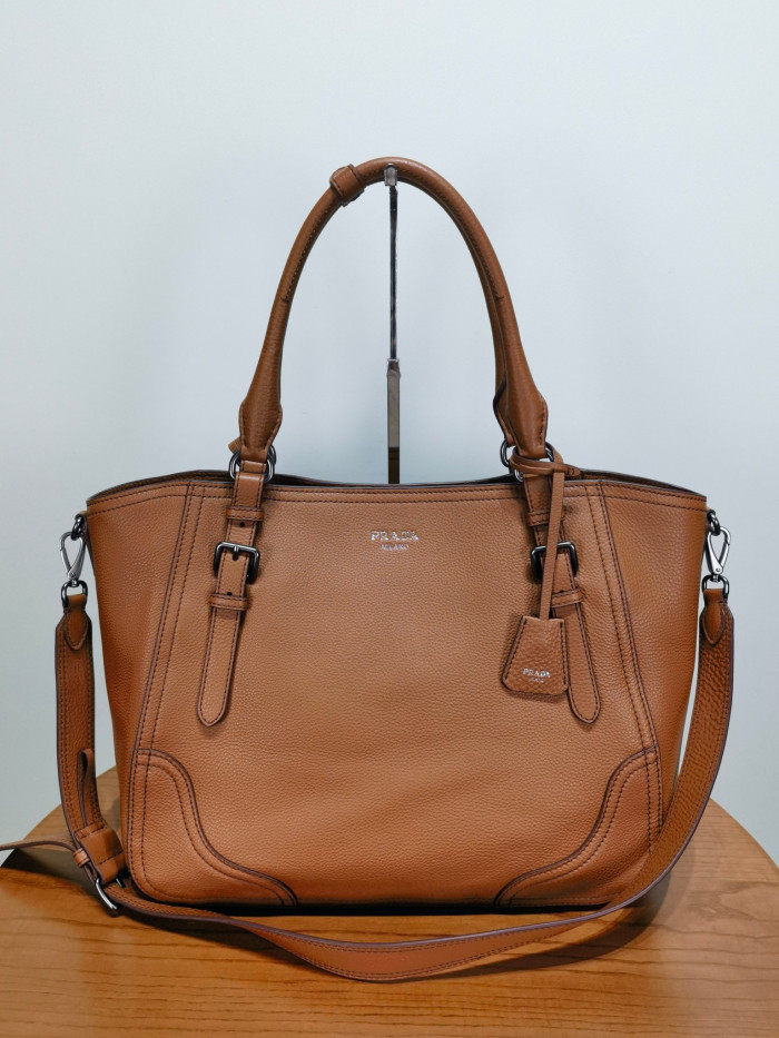 NIGO PRADA Large Leather Tote Bag #nigo335977