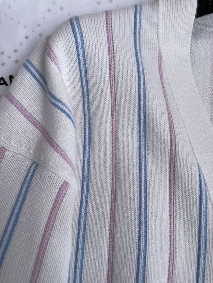 NIGO Chanel Striped Cashmere Cardigan #nigo335941